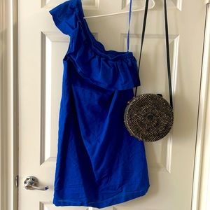 J Crew One shoulder dress